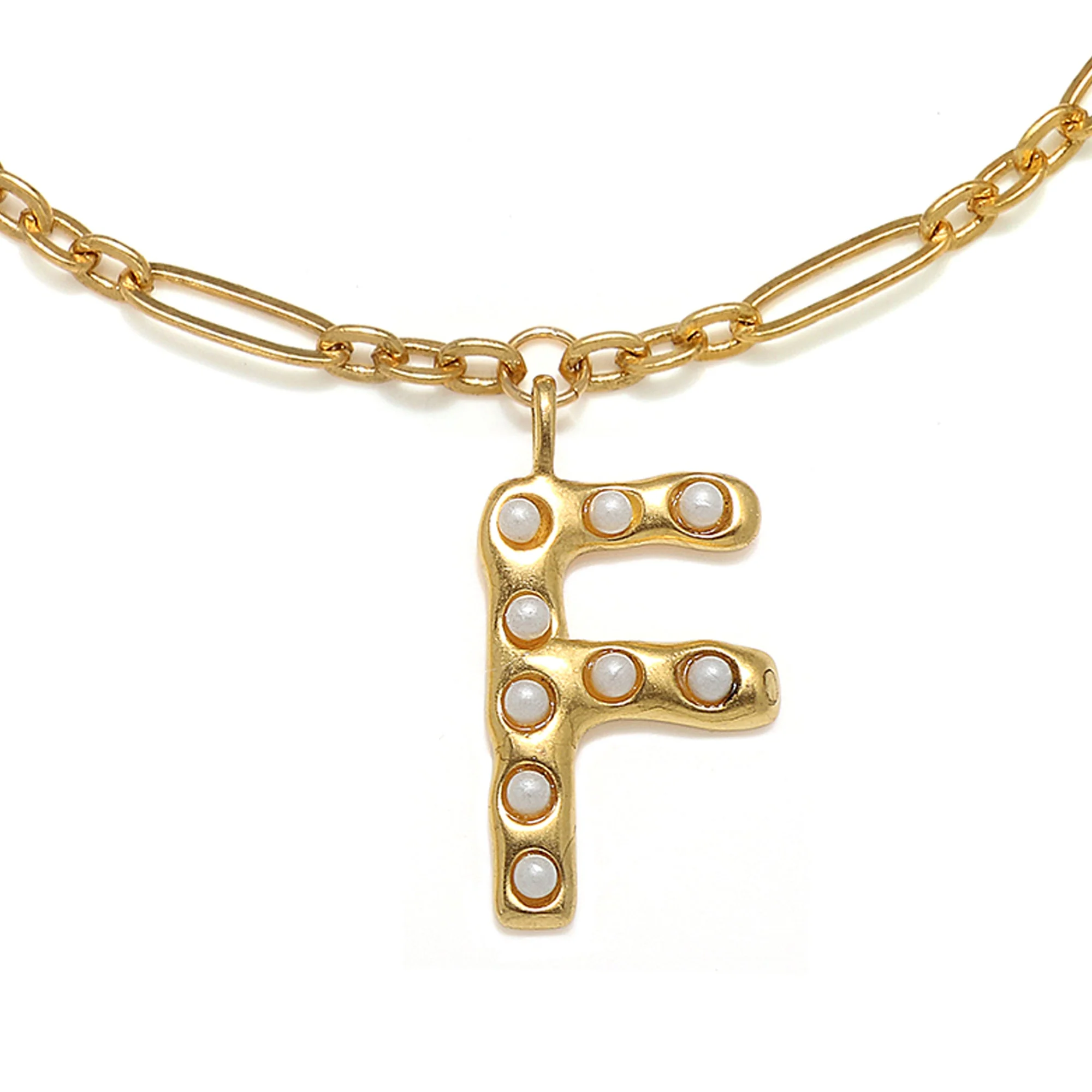 Pearl Initial Necklace - Image 11