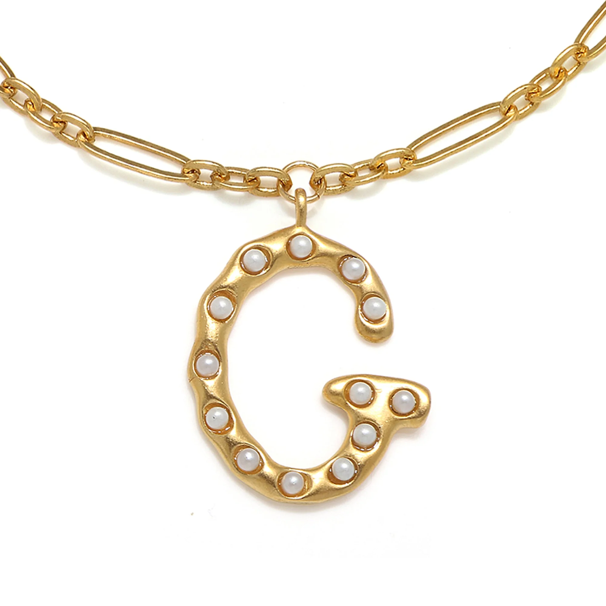 Pearl Initial Necklace - Image 12