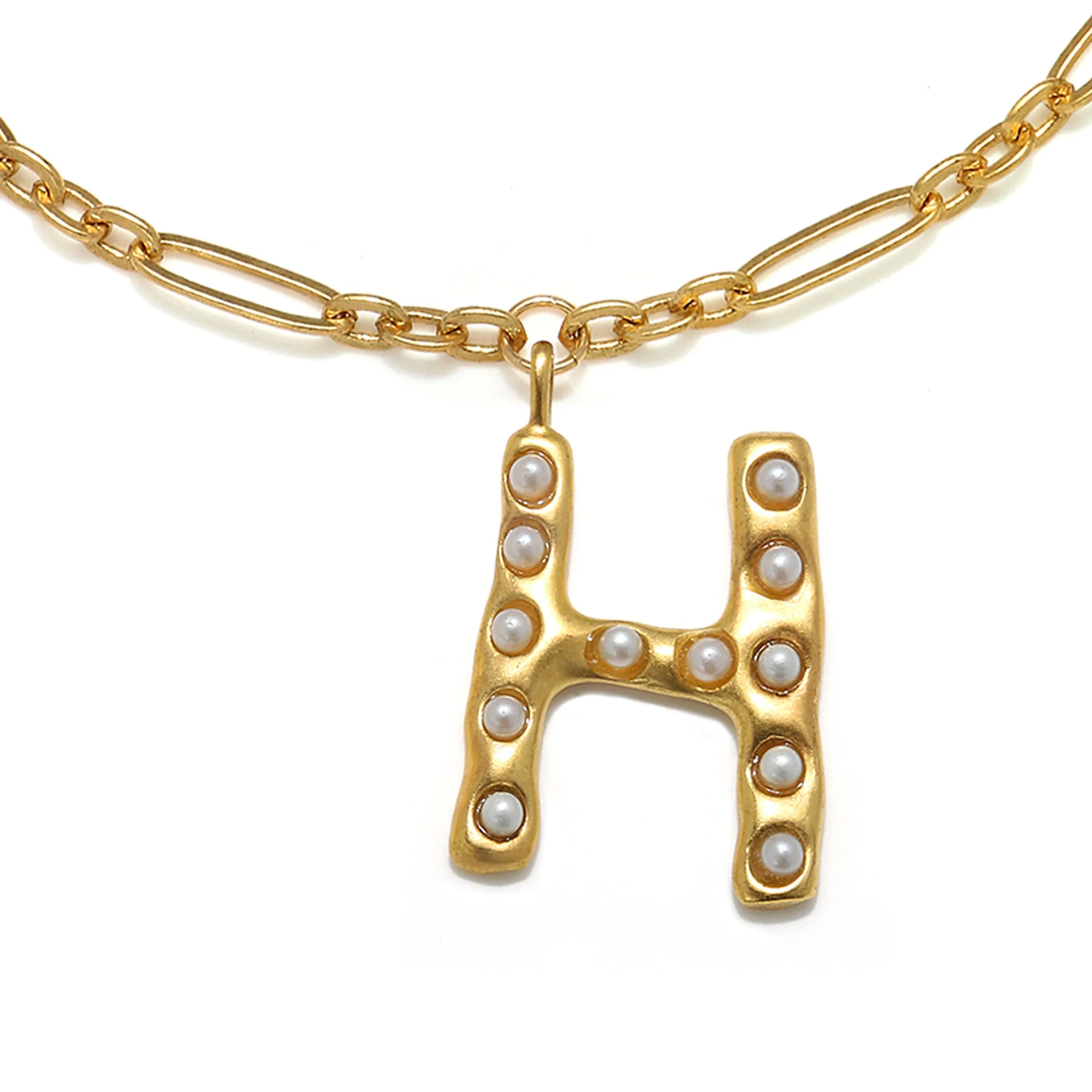 Pearl Initial Necklace - Image 13