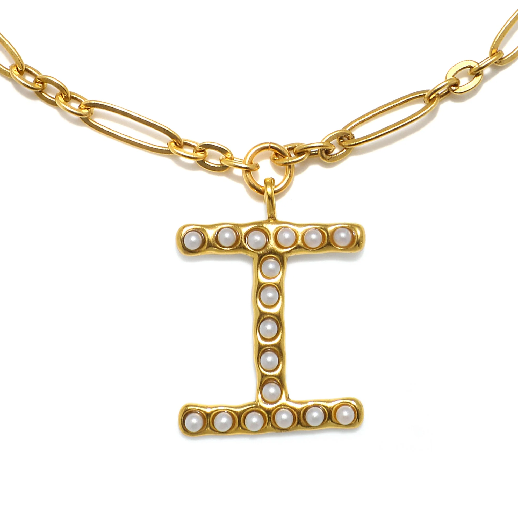 Pearl Initial Necklace - Image 14