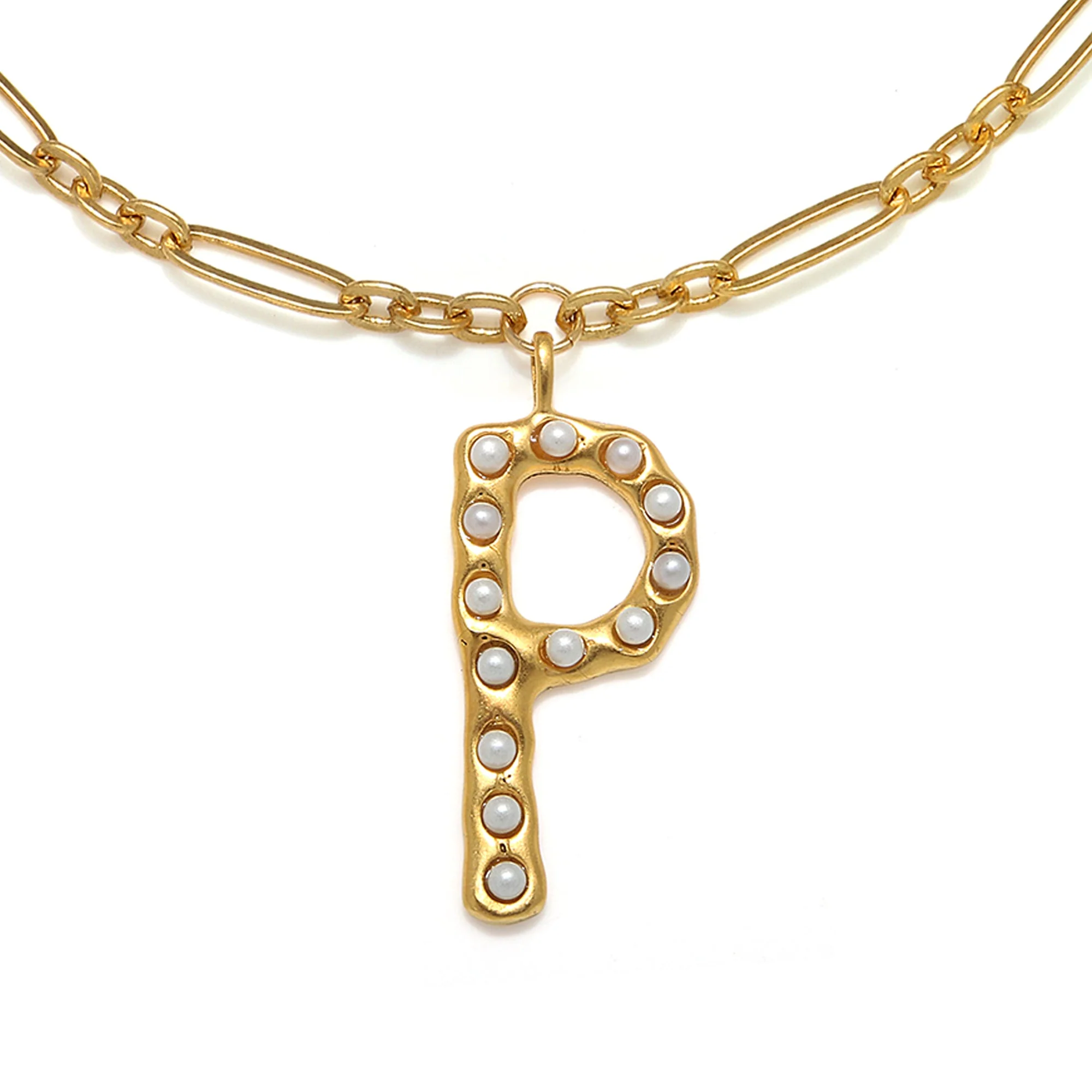 Pearl Initial Necklace - Image 20
