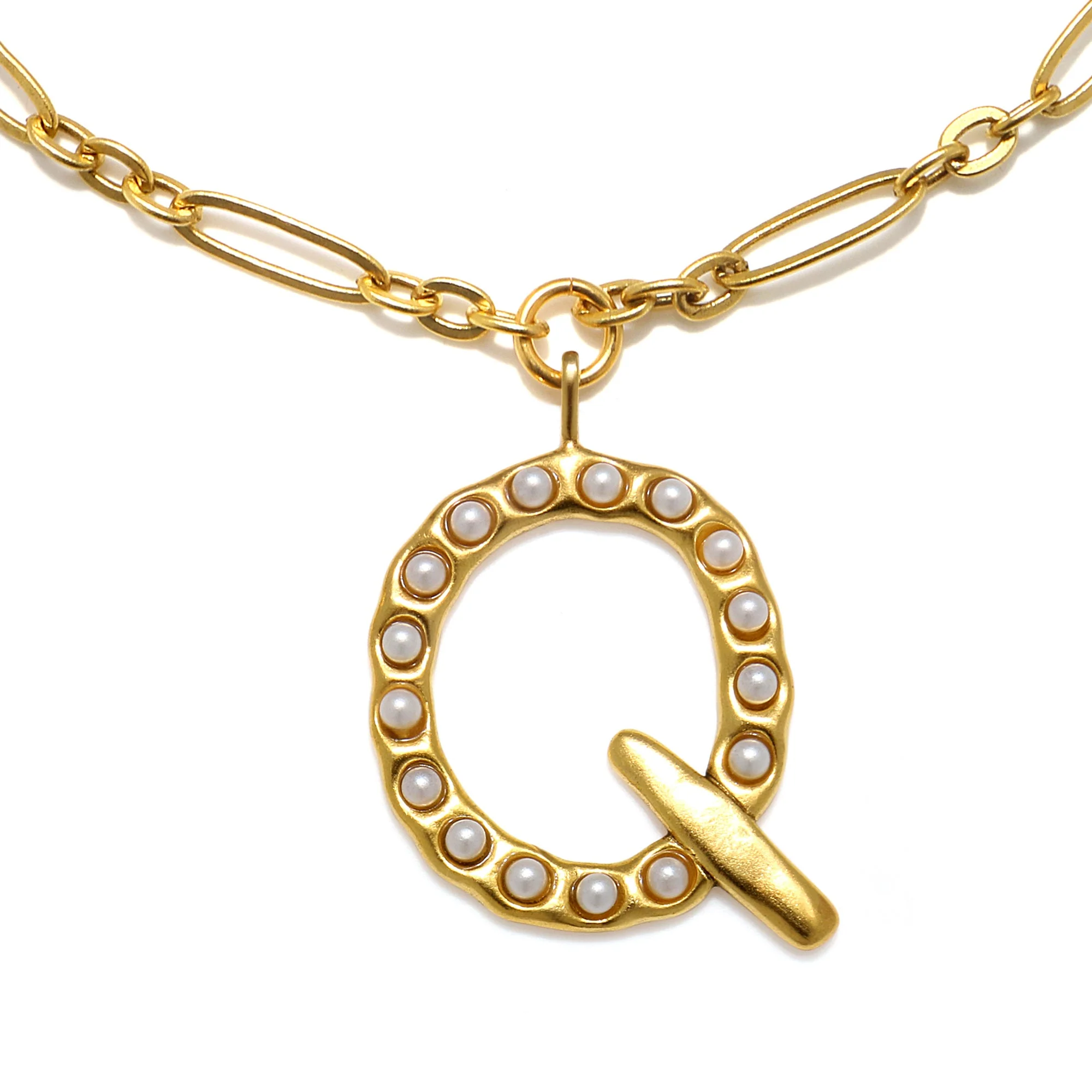 Pearl Initial Necklace - Image 21