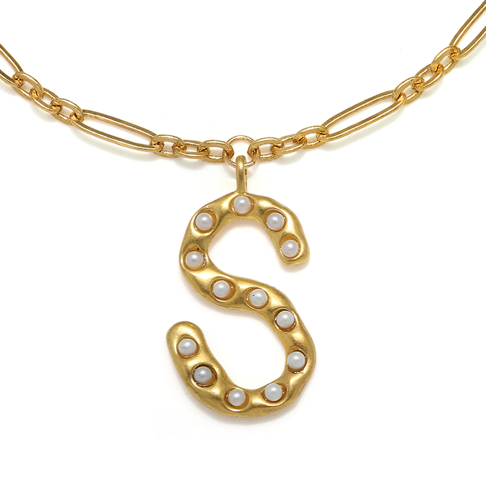 Pearl Initial Necklace - Image 23
