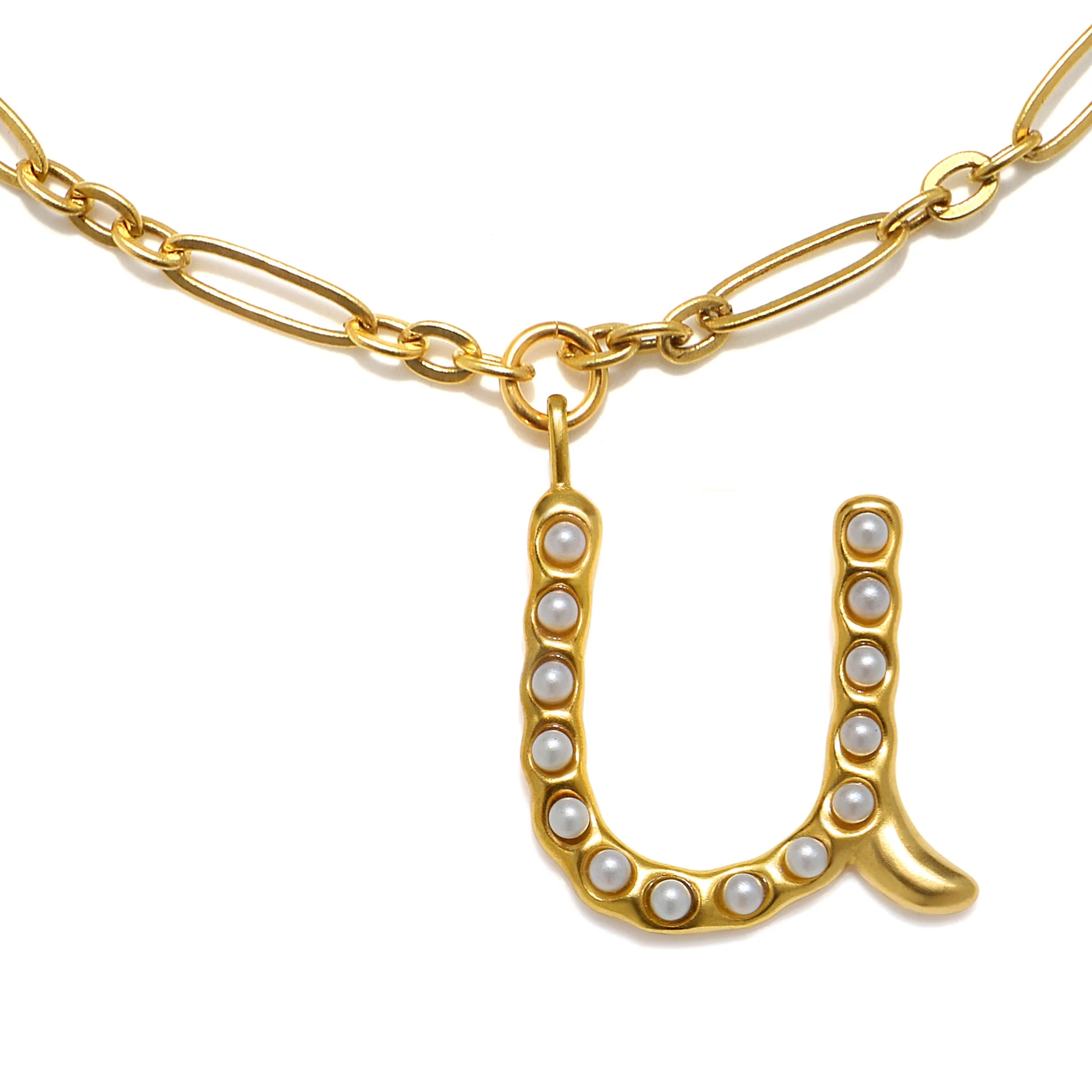Pearl Initial Necklace - Image 24