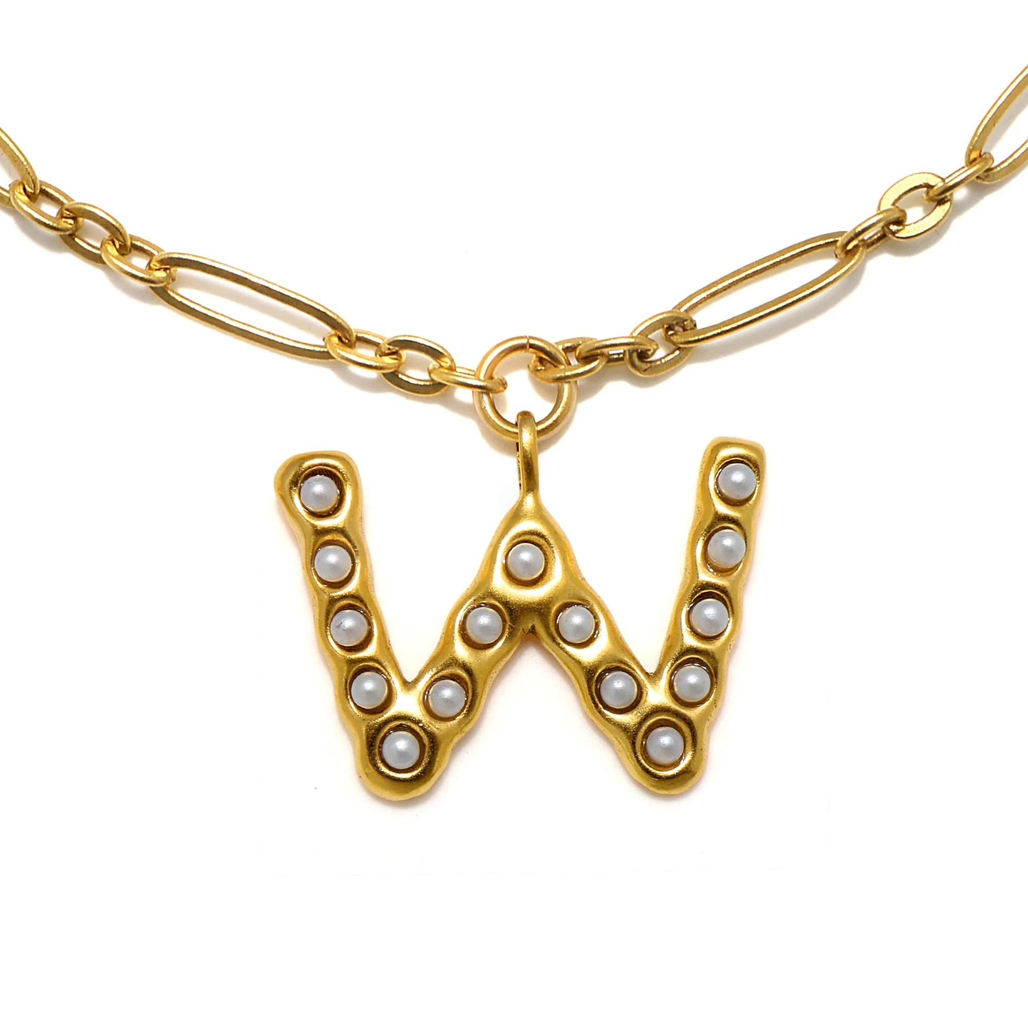 Pearl Initial Necklace - Image 26