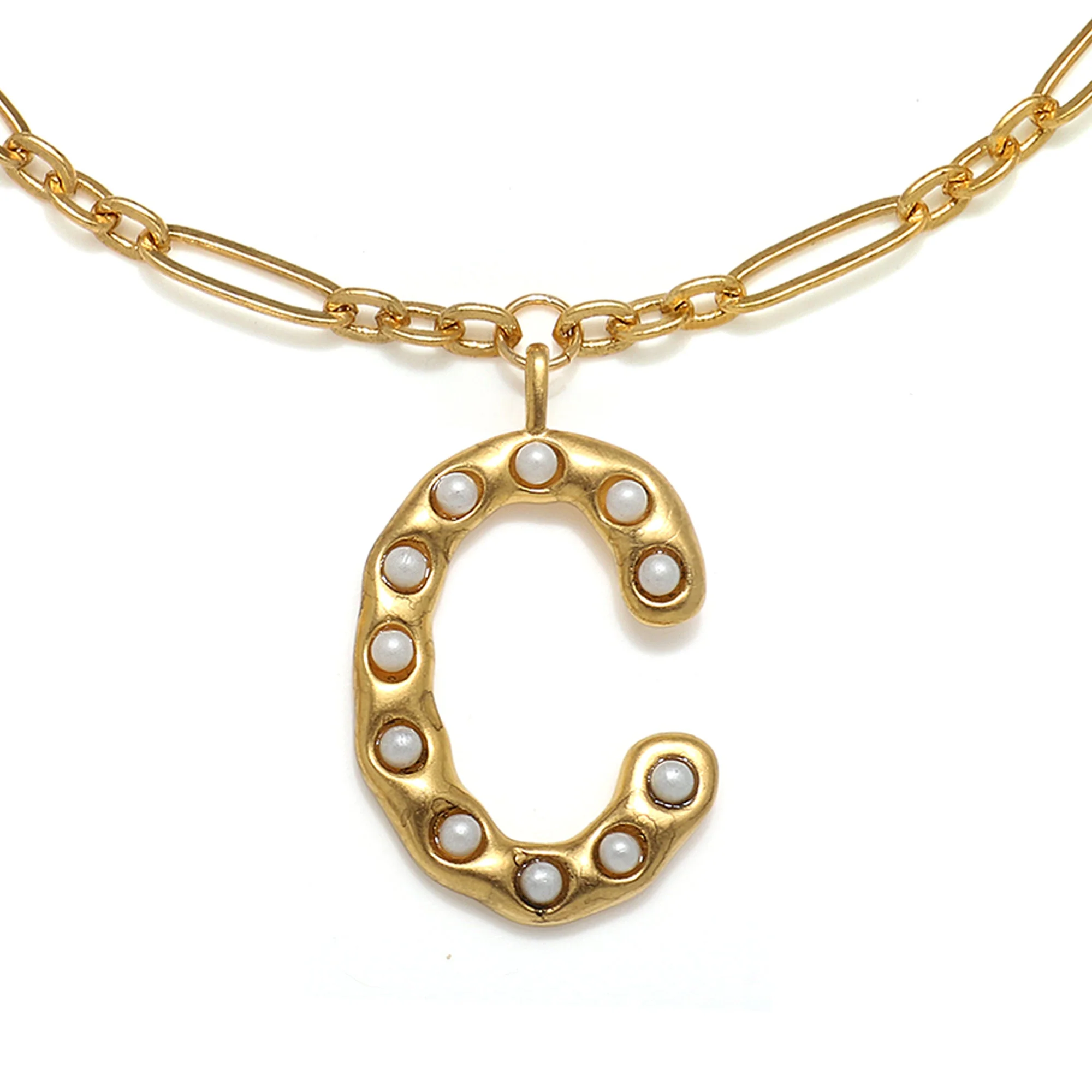 Pearl Initial Necklace - Image 8