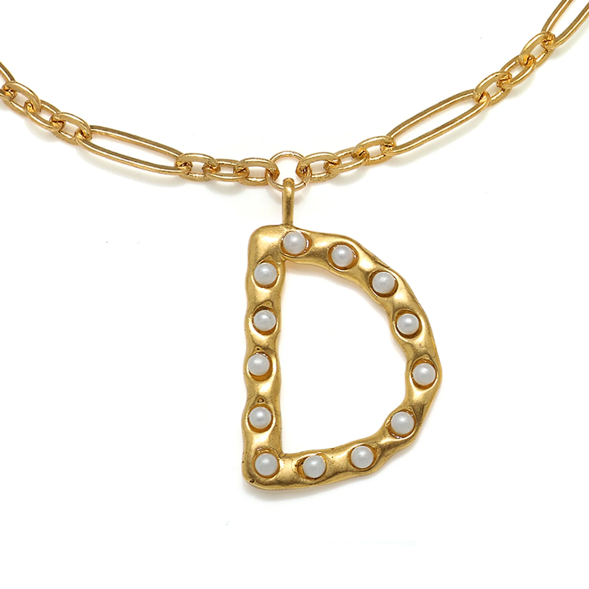 Pearl Initial Necklace - Image 9