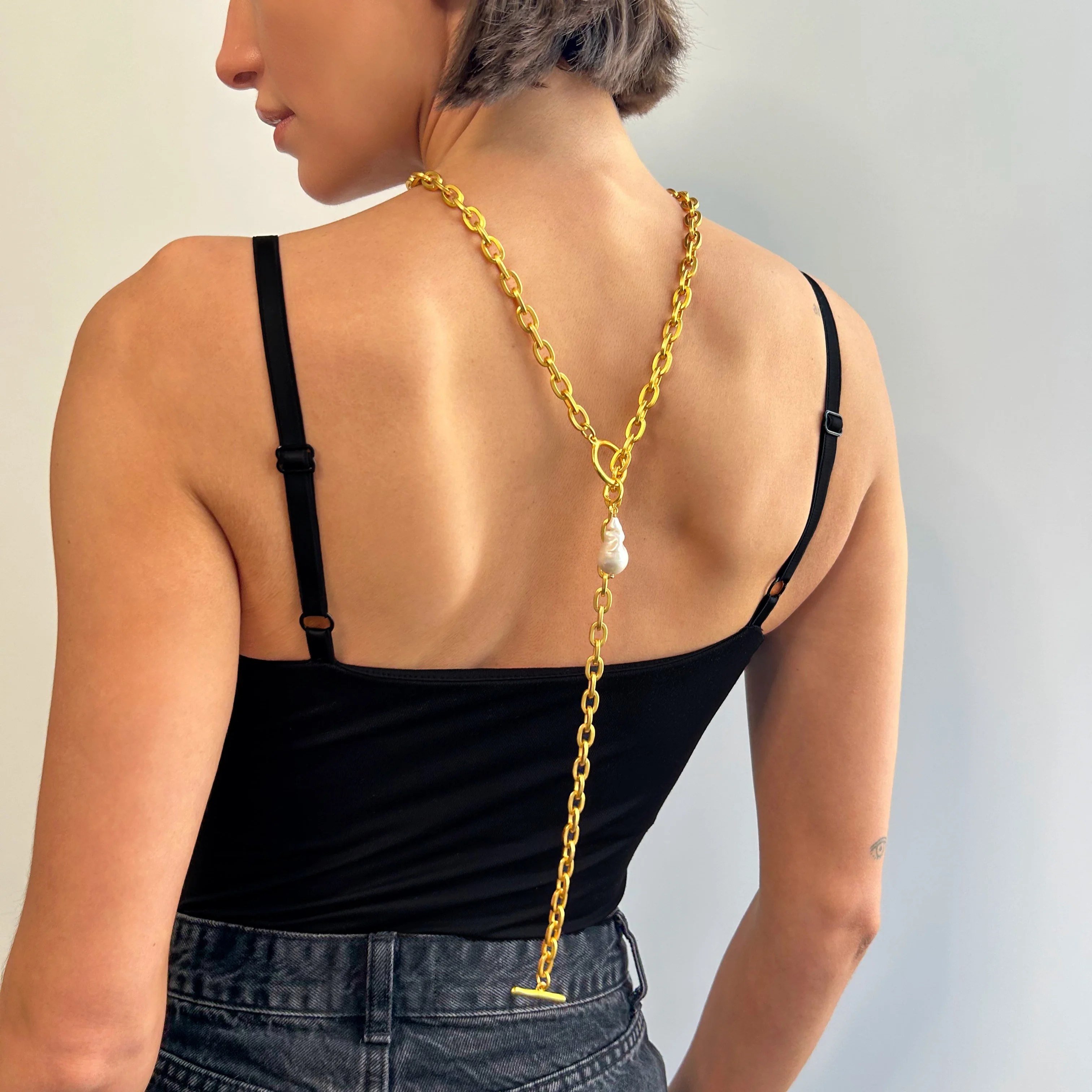 Rolo Convertible Chain Necklace - Image 8