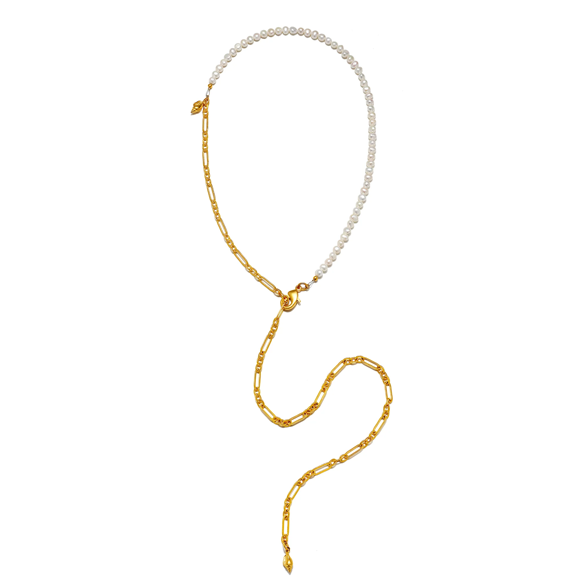 Sea Pearl Convertible Chain Necklace - Image 5