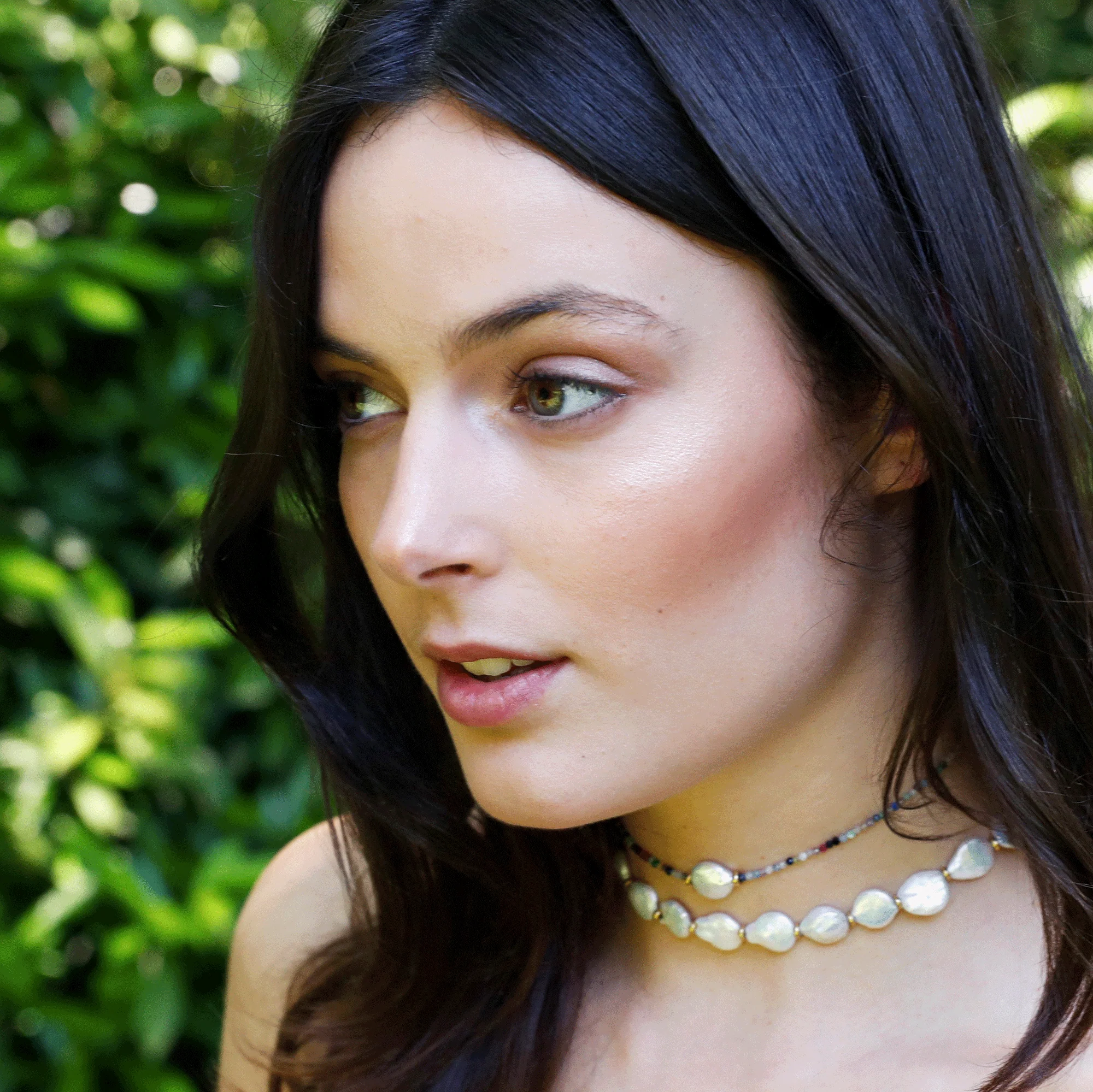 Serenity Pearl Choker Necklace - Image 4